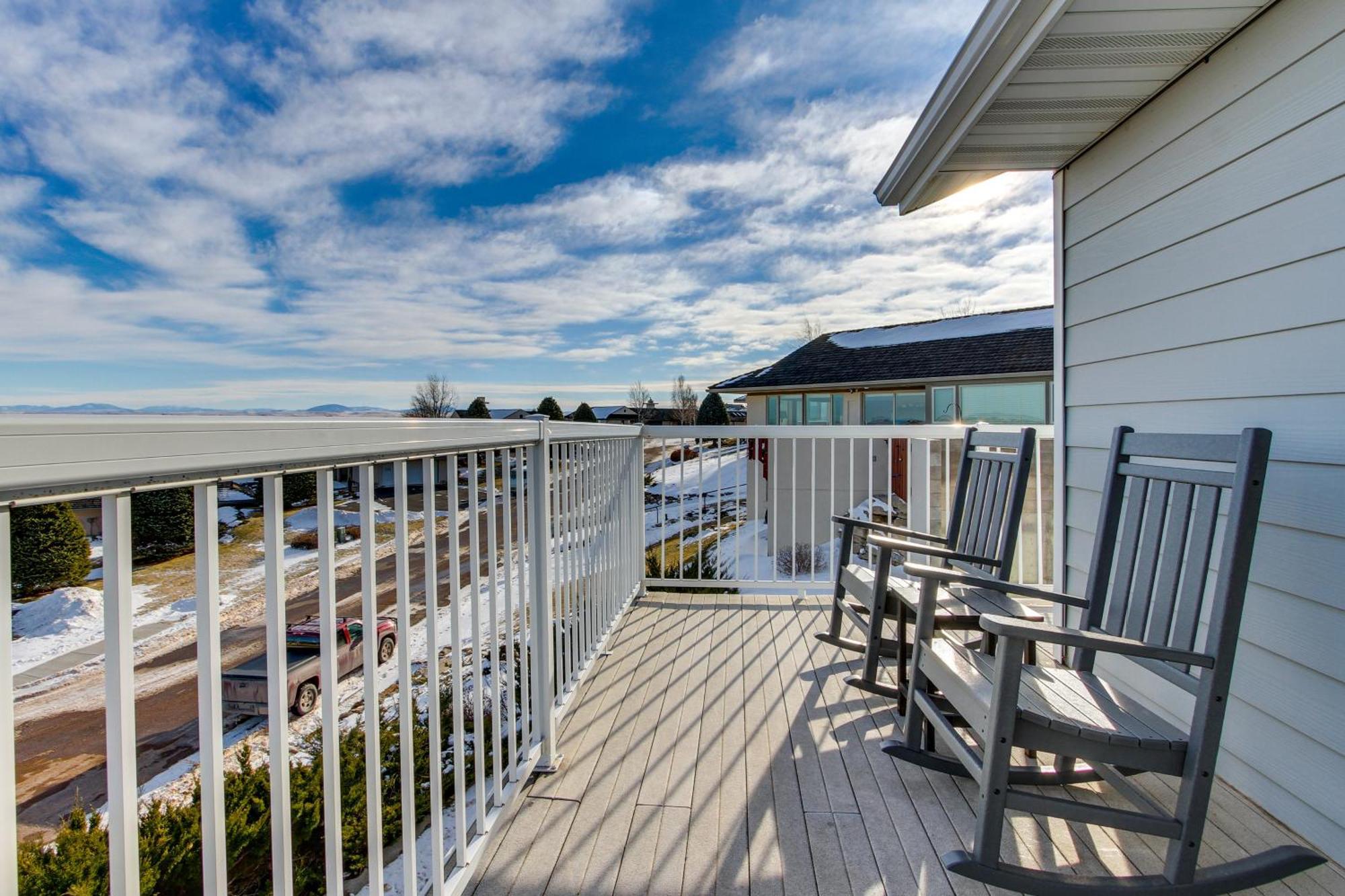 Inviting Great Falls Home With Wraparound Deck! Exterior photo